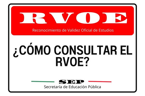 ¿Cómo consultar el RVOE?