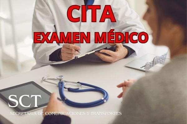 ¿Cómo agendar una cita: Examen Médico en SCT?