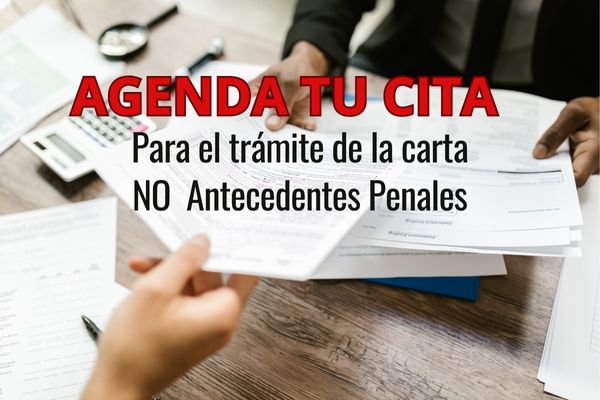 Antecedentes Penales: Cómo Programar una Cita?